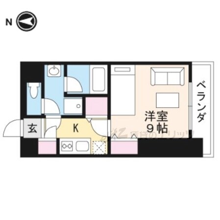 アスール江坂の物件間取画像